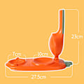 Miniatyrbild 7 av 9: Söt 2-i-1 Dumpling Maker Multifunktion Mould för pannkakor Orange