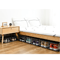 Miniatyrbild 4 av 8: 5 st transparenta stapelbara skoskåp förtjockade dammsäkra plast clamshell lådtyp skoförvaringslåda arrangör Gray 2pcs