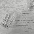Miniatyrbild 6 av 10: 60ml glas fyrkantig kopp uns kopp med våg bakning mått kopp för hem kök 60ml Graduated Square Cup