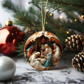 Miniatyrbild 4 av 6: 3D Nativitys Juldekoration Lätt fester Dekorativt verktyg för hemrummet