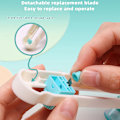 Miniatyrbild 5 av 11: 360 ° Roterbar Circle Cutter Skärmatta Kit Hög exakt skala Skärmatta för kompositpapper Cutter and Orange