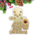Miniatyrbild 8 av 11: Chokladgodisställ i trä Julsocker Adventskalender Julfigurer Formade chokladdisplayställ Säsongsinredning H