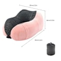 Miniatyrbild 10 av 10: Rese Nackkudde Memory Foam U-formad nackstöd Nackstöd Resekuddar Grey