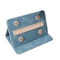 Miniatyrbild 1 av 6: Vikbar karthållare för stickning. Slitstark kartställningsställ för hem/resande Blue