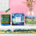 Miniatyrbild 10 av 10: Washi Tape Scrapbooking Tillbehör Vacker självhäftande dekorativ tejp för presentförpackning anteckningsböcker E