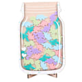 Miniatyrbild 1 av 11: Sjöhästar Träprydnader Burk Halv Transparent Myntförvaring Tank Heminredning Multicolour