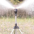 Miniatyrbild 5 av 10: Rostfritt stål Stativ Rotarys Sprinkler Automatiskt roterande bevattningsmunstycke för uteplatser Sprinkler