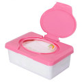 Miniatyrbild 1 av 9: 80 Wipe Wet Tissue Box Enkelt att använda Återanvändbart case för förvaring av vävnad Red