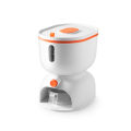 Miniatyrbild 1 av 10: Risdispenserbehållare med mätkopp Press för att dispensera 14,3/24,3 pund Kapacitet förseglad köksspannmålshinktank Orange Small