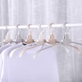 Miniatyrbild 5 av 10: Vikbar resehängare One Click Quick Clothes Collection Klädtorkställ Apricot 10pcs