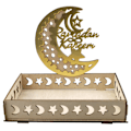 Miniatyrbild 7 av 10: Ramadan-kakorbricka Eid Mubarak-fest Serveringsbricka för hemmafest JM00483