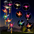 Miniatyrbild 4 av 10: Solar Wind Chime Färgskiftande Wind Chimes Vattentät hängande dekoration för Hem Graden Office C