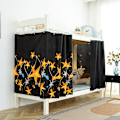Miniatyrbild 4 av 6: Universal Studentsäng Gardin Privat Område Skydd Våningsgardin För Dorm Wish Tree 1.2m