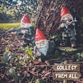 Miniatyrbild 3 av 10: Army Garden Dwarf Julträdgårdsstaty Gräsmattdekoration Använd hartshantverk för juldekoration inomhus eller utomhus 9cm C