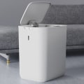 Miniatyrbild 4 av 11: Automatisk sensor papperskorg Stor kapacitet soptunna med lock för kök 16L Dark Gray Charging Version