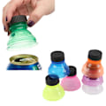 Miniatyrbild 2 av 9: 6 st Sodaburk Plastförseglade lock Set Bärbara läckagesäkra flasklock för fester picknick 6pcs
