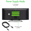 Miniatyrbild 6 av 10: Digital klocka Stor Display Multifunktionell LED Elektriska Väckarklockor Spegelyta För Hem Sovrum Green