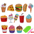 Pikkukuva 2 / 5: IC 5D Diamond Painting Kit för barn 19 stycken DIY Djurmålning