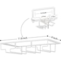 Pikkukuva 3 / 5: Viinilasiteline - Metalli Alakaappi Riippuva Stemware-teline