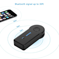 Miniatyrbild 2 av 5: IC 2-pack Bluetooth-musikadapter för AUX Bluetooth 4.1 Svart