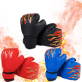 Miniatyrbillede 4 af 5: Boksning Handsker til Børn Børnetræning Punching Kickboxing Tilbehør Sort