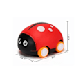 Pikkukuva 2 / 4: IC Tecknad Inertial Insekt Pull-back Bil Light Dubbel Pull-back Motstånd Bil Beetle Leksaksbil