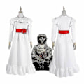 Miniatyrbillede 2 af 5: Finklänning Annabelle The Conjuring Doll Barn Vuxen Damkostym U one size none
