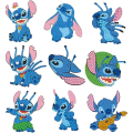 Miniatyrbild 1 av 4: IC DIY Diamantmålning Dekaler Kit för barn, 5D Diamantkonst Mosaik Dekaler efter Nummer Kit för Nybörjare Pojkar Flickor Stitch 9PCS, DPS004