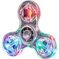 Lysande LED Fidget Spinner - Transparent