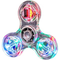 Miniatyrbillede 1 af 4: IC Lysende LED Fidget Spinner - Transparent