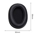 Miniatyrbilde 4 av 11: Reservedeler til øreputer for Sony MDR-100ABN WH-H900N SVART black