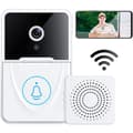 IC NOE Videodörrklocka med kamera, trådlös WiFi Video Dörrklocka