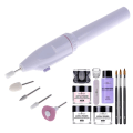 Miniatyrbillede 2 af 5: IC Ayl Nail Kit Aylpulver og flydende monomerbørste