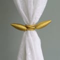Miniatyrbillede 4 af 4: IC Gardinband Guld Gardinband Enkel gardin Høj kvalitet slips til gardin Hjem Stue Soveværelse Kontor (2 stk)