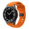 Pikkukuva 1 / 7: Silikonihihna Samsung Galaxy Watch 6 Classic 47mm 43mm/4 classic 46mm 42mm Ranneke Galaxy Watch 5/5pro 45mm/4/6 40mm 44mm Oranssi Orange galaxy Watch 4 40mm