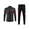 Miniatyrbillede 1 af 3: Miami Home Sort Træningstøj med Halvlynlås, Langærmet, Sort, Voksen Sportsbeklædning Black suit 4XL
