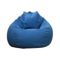 Miniatyrbillede 1 af 4: Ekstra stor Beanbag Stol Sofa Betræk Lazy Lounger Til Voksne Børn Indendørs (gratis fragt) Blå 100x120cm