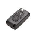 Miniatyrbild 2 av 4: IC 2-knapps Plastfjärrkontroll Flip Key Shell Ersättning för PEUGEOT