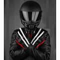 Miniatyrbild 4 av 4: IC Premium Motorcykelhandskar Män Läder med Pekskärm Funktion Brun L