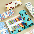 Miniatyrbilde 4 av 5: IC 12/36 hull Rulleetui Kawaii Skole Canvas Penn B24Hull