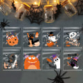 Miniatyrbillede 5 af 5: IC 100 stk 10x10 cm Halloween Plast Godis Cookies Gavepose A1