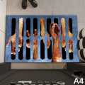 Miniatyrbilde 5 av 5: IC Clownfälla Skräck Badrumsmatta Halloween Mattor 3D Illusion Entra A3  50×80cm