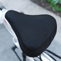 Miniatyrbilde 2 av 4: IC Cover Pustende mesh, sklisikkert polstret trekk for MTB-sete og landeveissal, svart
