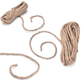 Pikkukuva 3 / 5: IC 10M 6mm Jute String Garn Tvinnat Hessian Burlap Hampa Rep khaki 6mm*10m