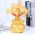 Miniatyrbillede 1 af 5: IC Feng Shui Penge-Lykketre Gul Citrin Krystal Lykketre D 23CM