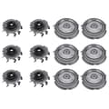 6-pack Replacement Heads for Series 5000 Shavers, S5000 S5420 S5380 S5351 Multiprecision Blades