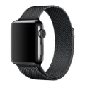 Miniatyrbillede 1 af 5: IC Milanese Loop Metal Armbånd Apple Watch 41/40/38 mm - Sort Sort Sort