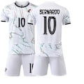 Miniatyrbillede 1 af 7: 25-26 Portugal udebane hvid fodbolduniform sæt nr. 7 Ronaldo nr. 10 B Silva trøje 8 B Fee 11 Phillips Portugal away number 10 #twenty four