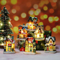 Miniatyrbild 2 av 5: IC LED Julhus Upplyst Julby Jul D