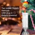 Miniatyrbillede 4 af 5: IC LED 7 farveskiftende genopladelige flammefri lys